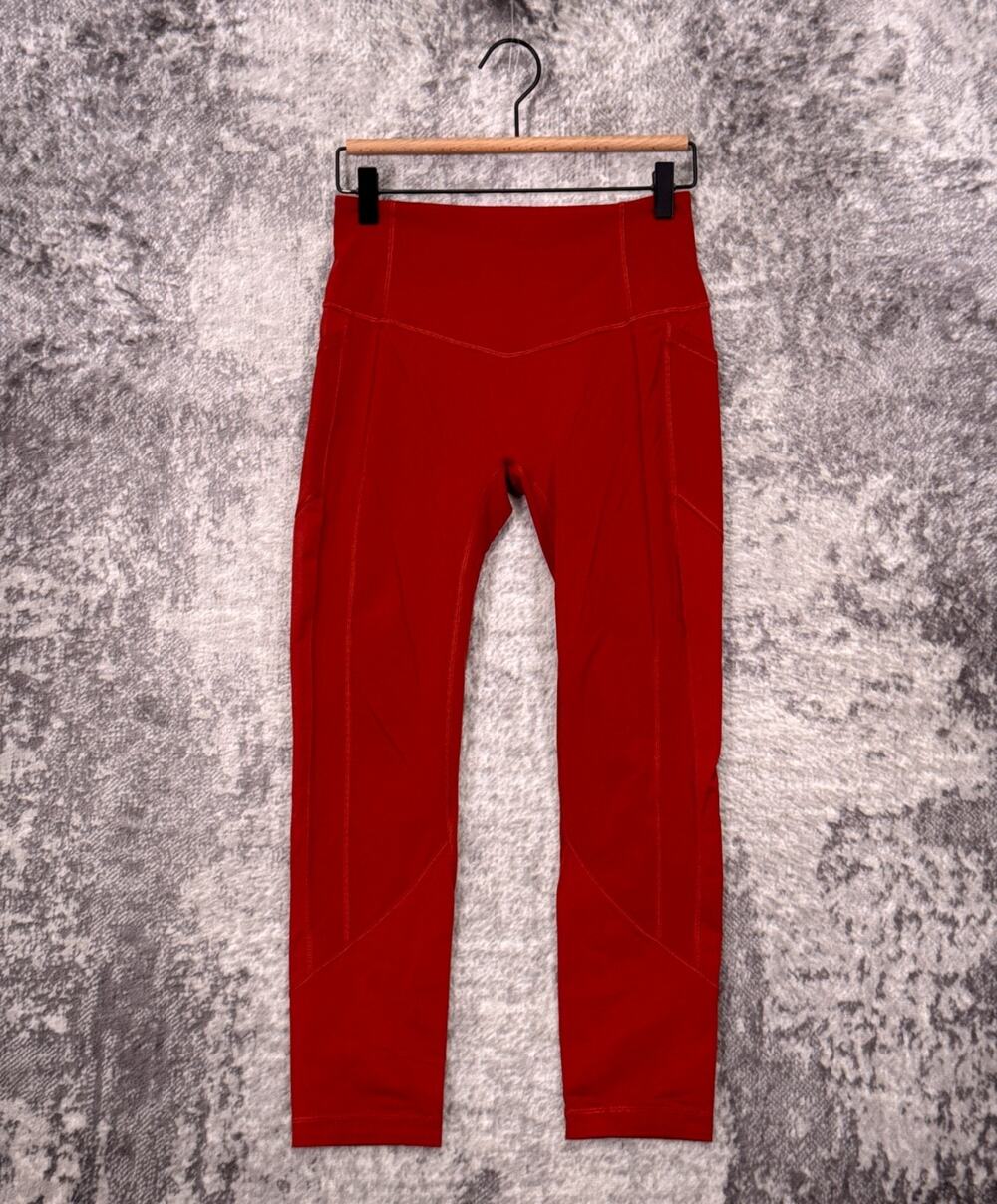 Lululemon Invigorate High Rise Tight 6 Womens Burnt Orange